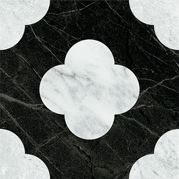 4101200 На пол Dandy Pin Black White 18.6x18.6 - фото 13