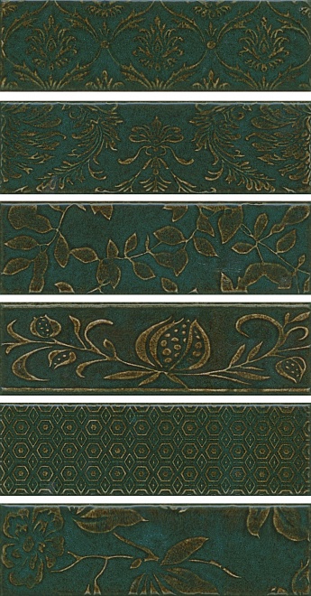 AD/E333/6x/2914 Панно Карнавал в Венеции Зеленый