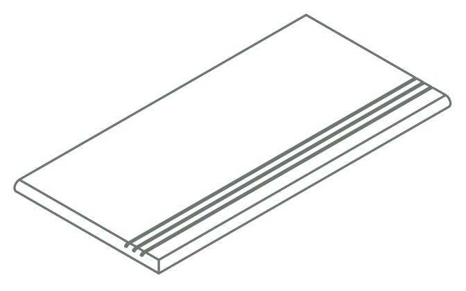 620040000194 Ступень Avantgarde X2 Silver Gradino Round Grip SX 30x120