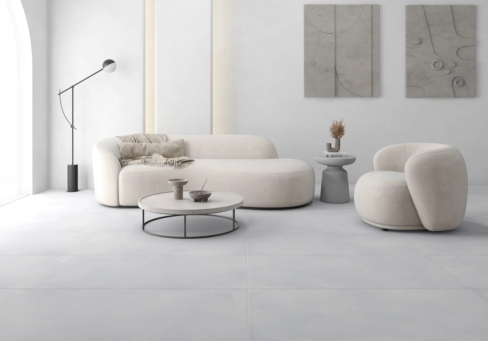 На пол Manhattan Grey 60x120 - фото 4