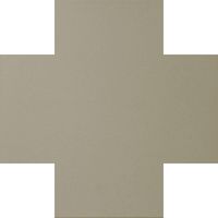 На пол Метлахская плитка 070CRPER Cross 7 Pearl Grey PER