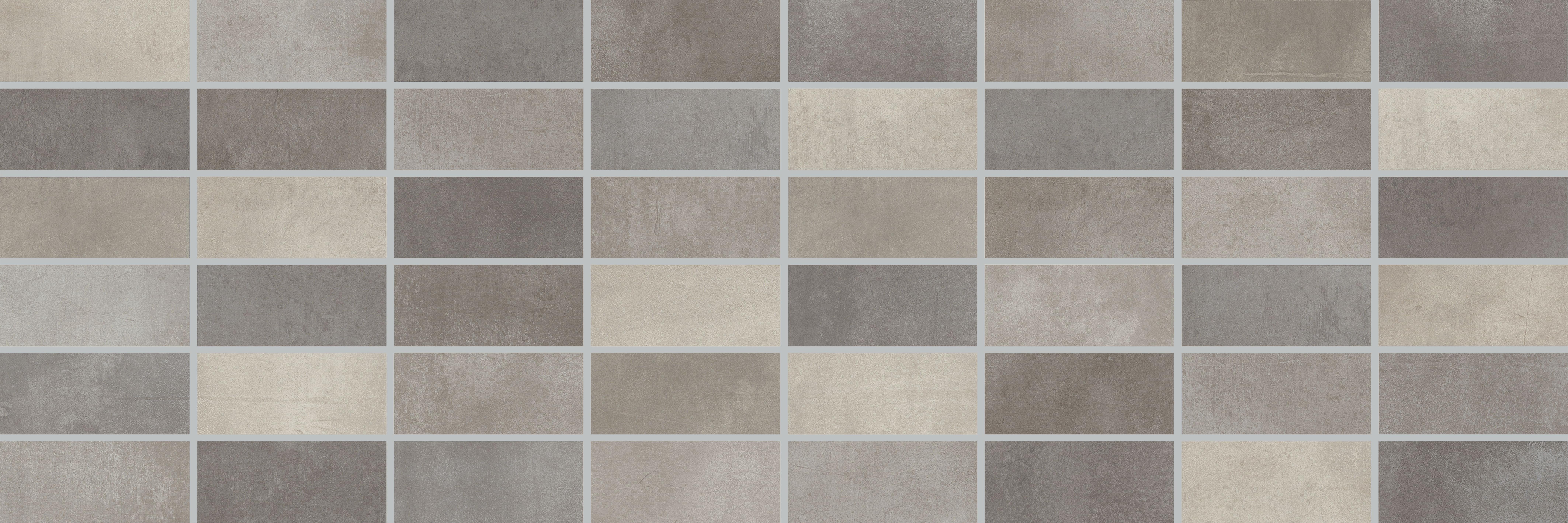 1064-0103 Декор Fiori Grigio Темно-Серая Мозаика