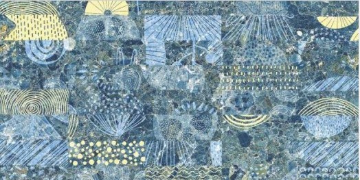 На пол Rockstone Azure Decor Nebula