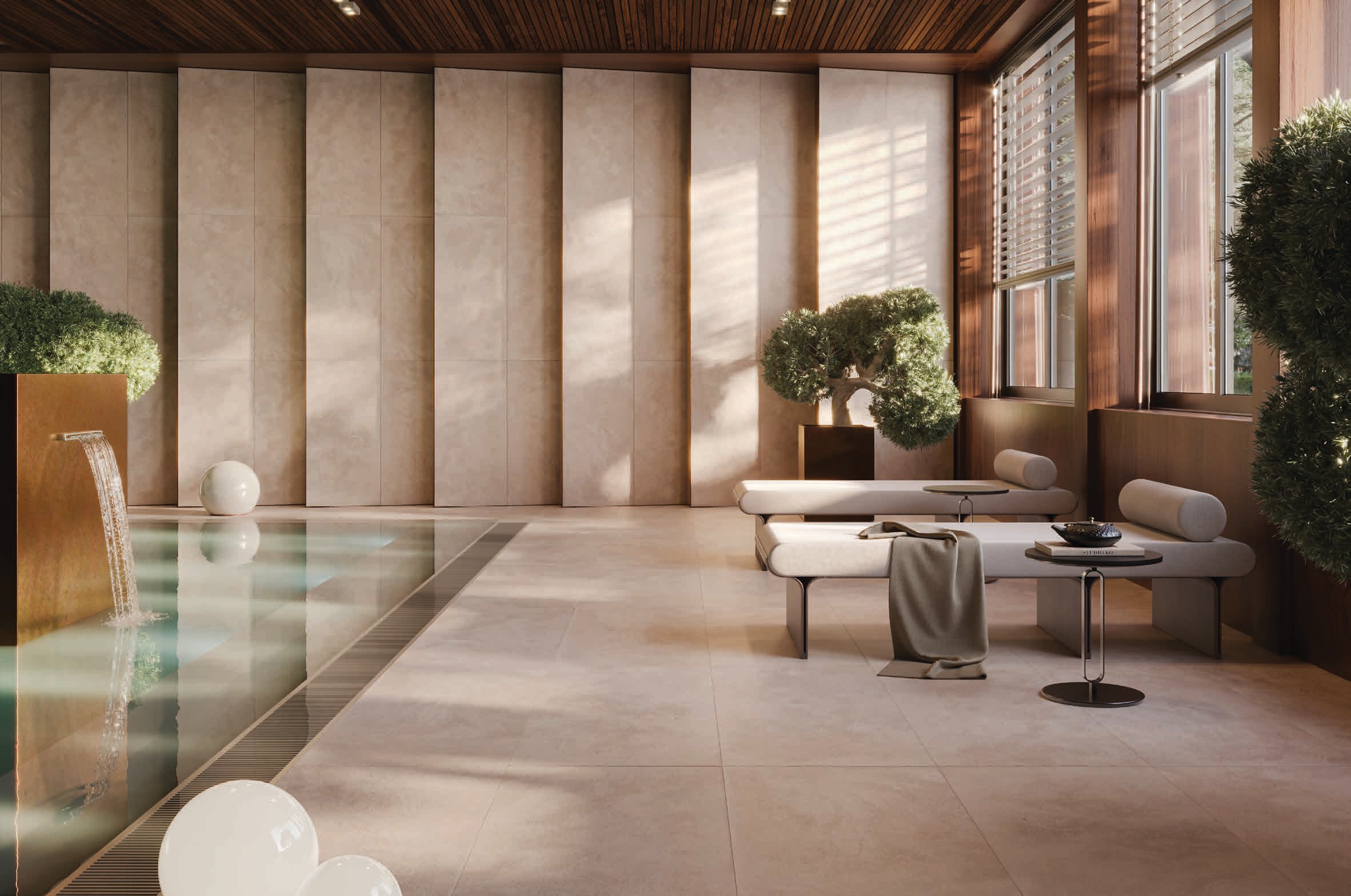 R1CO0HH02GRR5 На пол Confeti Beige 2cm 58x58 - фото 7