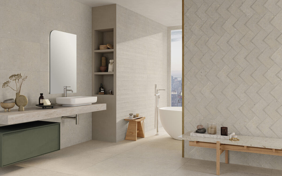 На пол Cement Stone Dark Grey RC 60x120 - фото 4