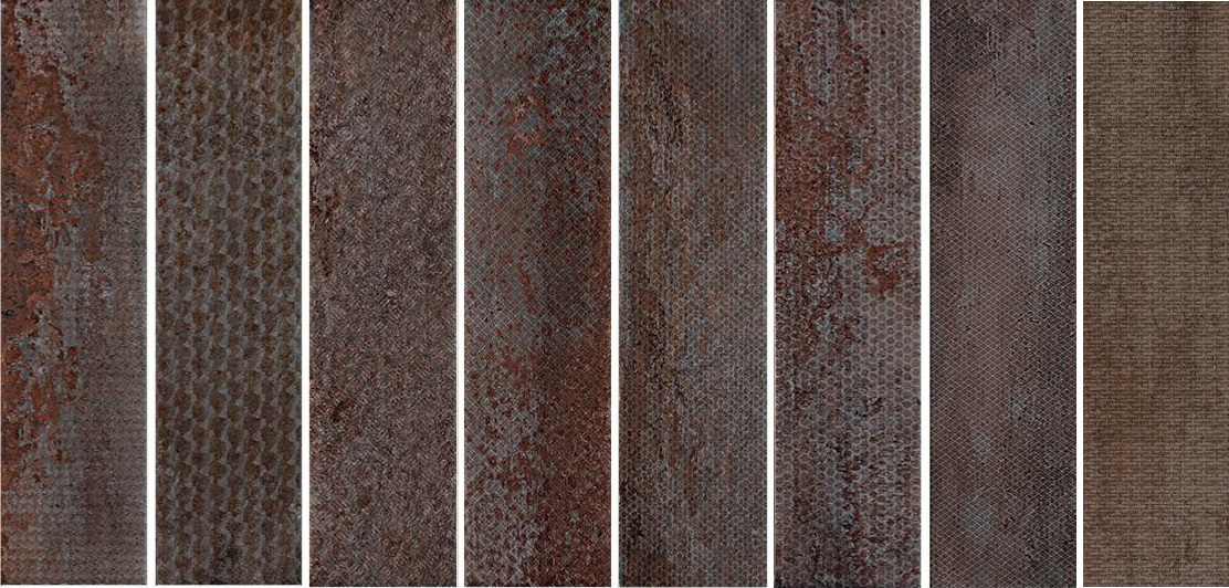 1062818 На пол Costruire Metallo Strong Mix Ruggine 30х120 - фото 9