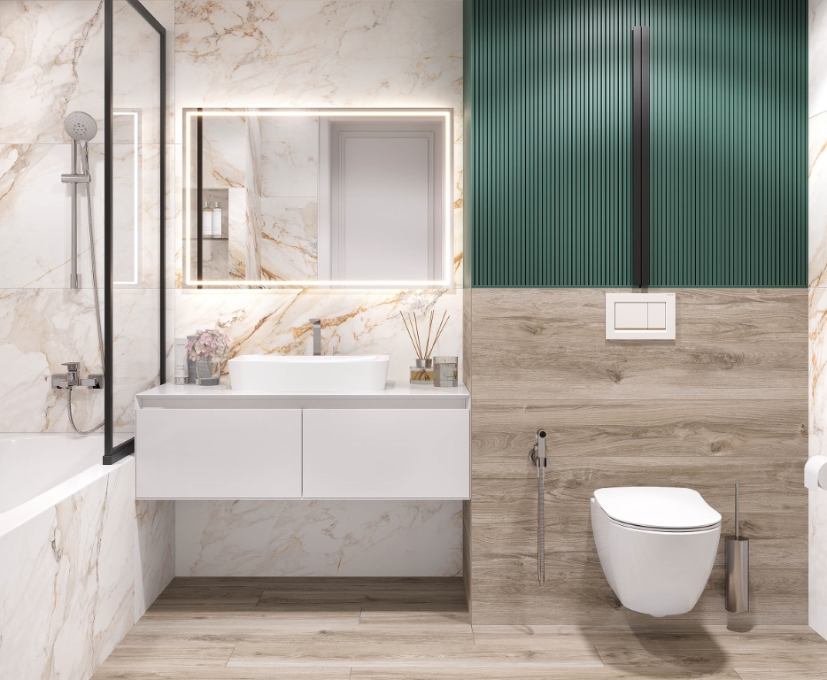 На пол Calacatta Borgini Структурный 60x60 - фото 6