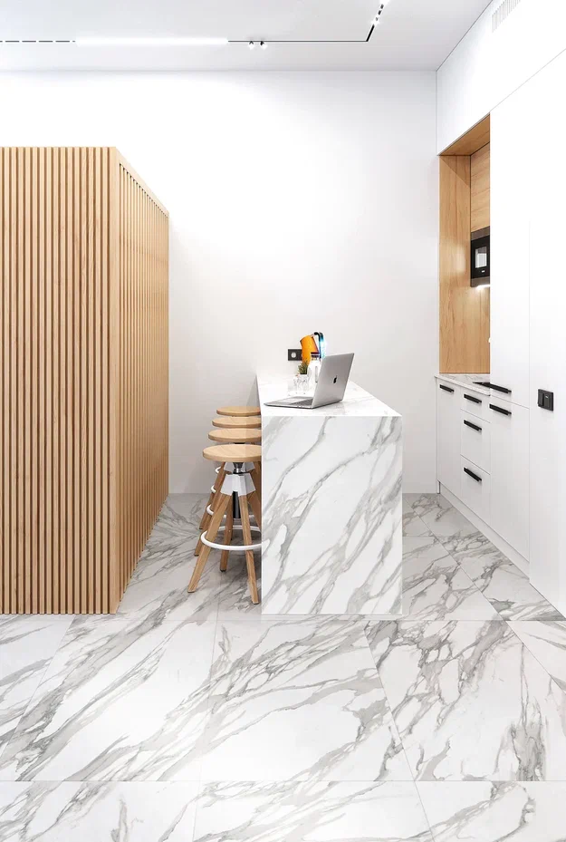 На пол Идальго Граните Калакатта Shampagne 1 / шампань 1 LLR 30x30 - фото 5