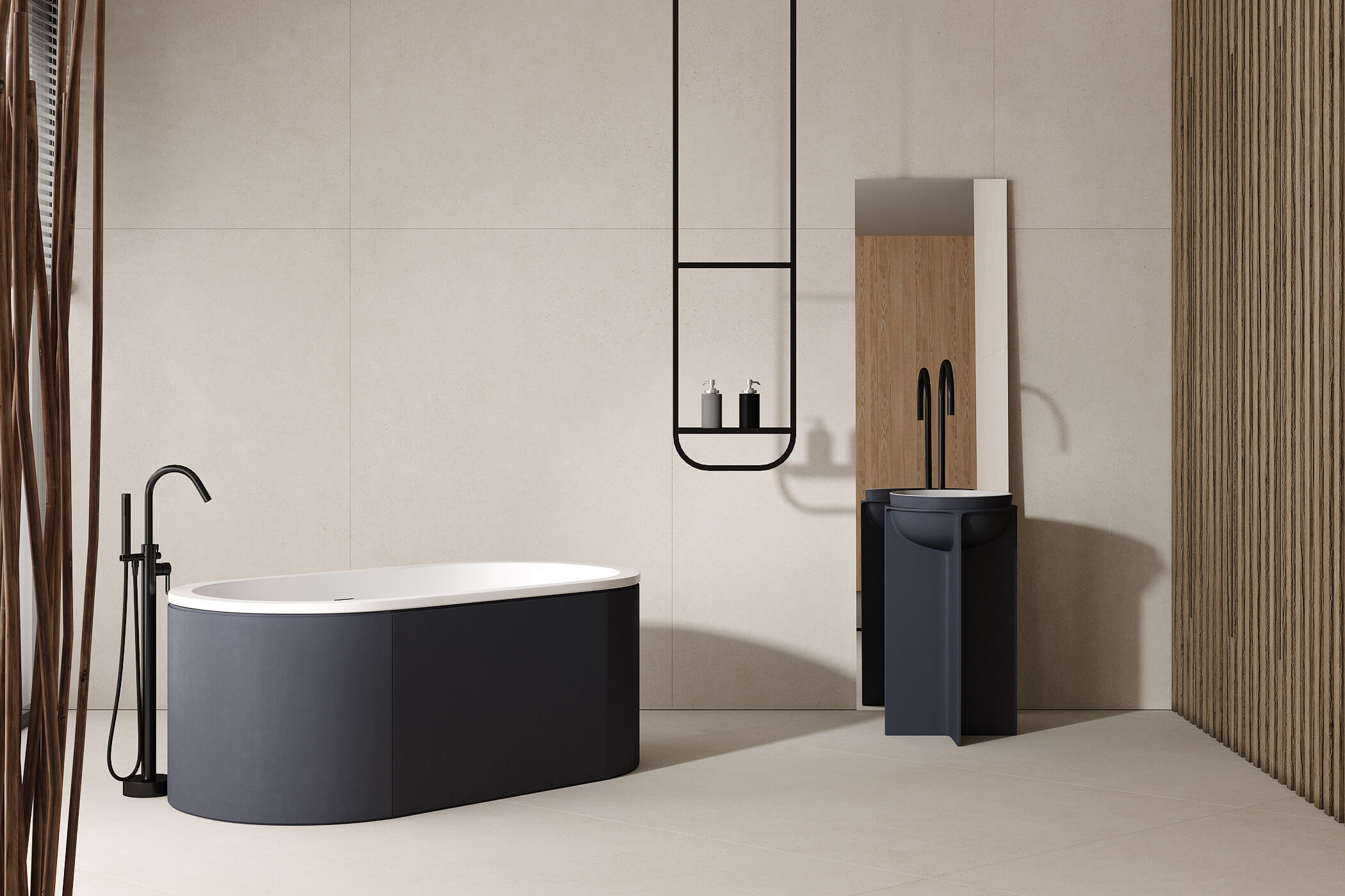 1093 На пол 1XL Slate Nero Mate 180x120 - фото 42