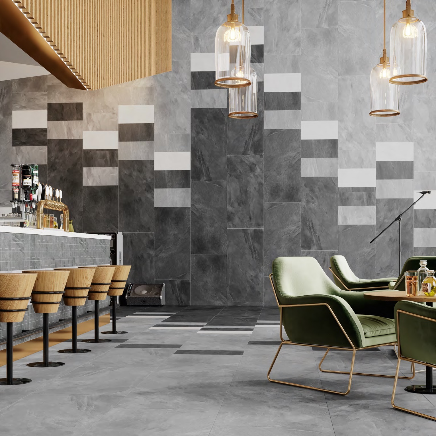 DD203900R На пол Про слейт Антрацит обрезной 60x30 - фото 2