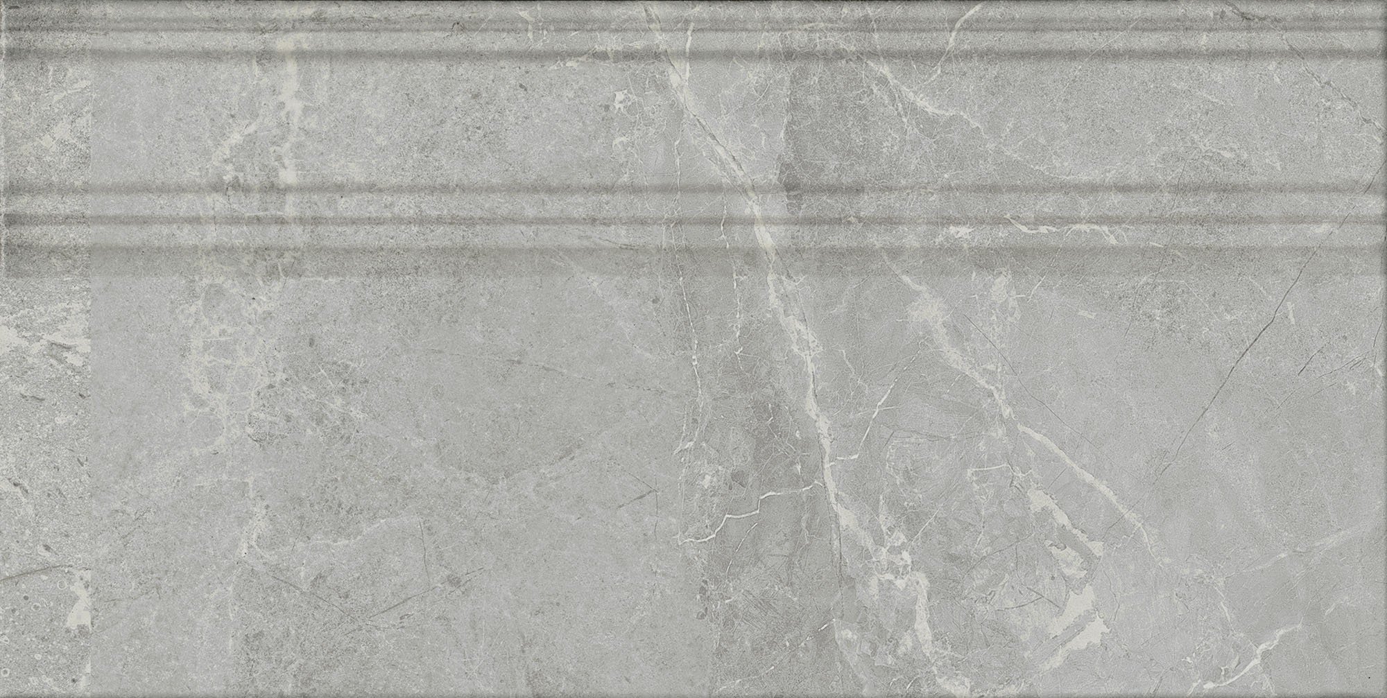 FME026R Плинтус Риальто Дымчатый глянцевый обрезной 20x40x1.6 - фото 2