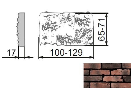 На стену Марсель Тычковый элемент 304