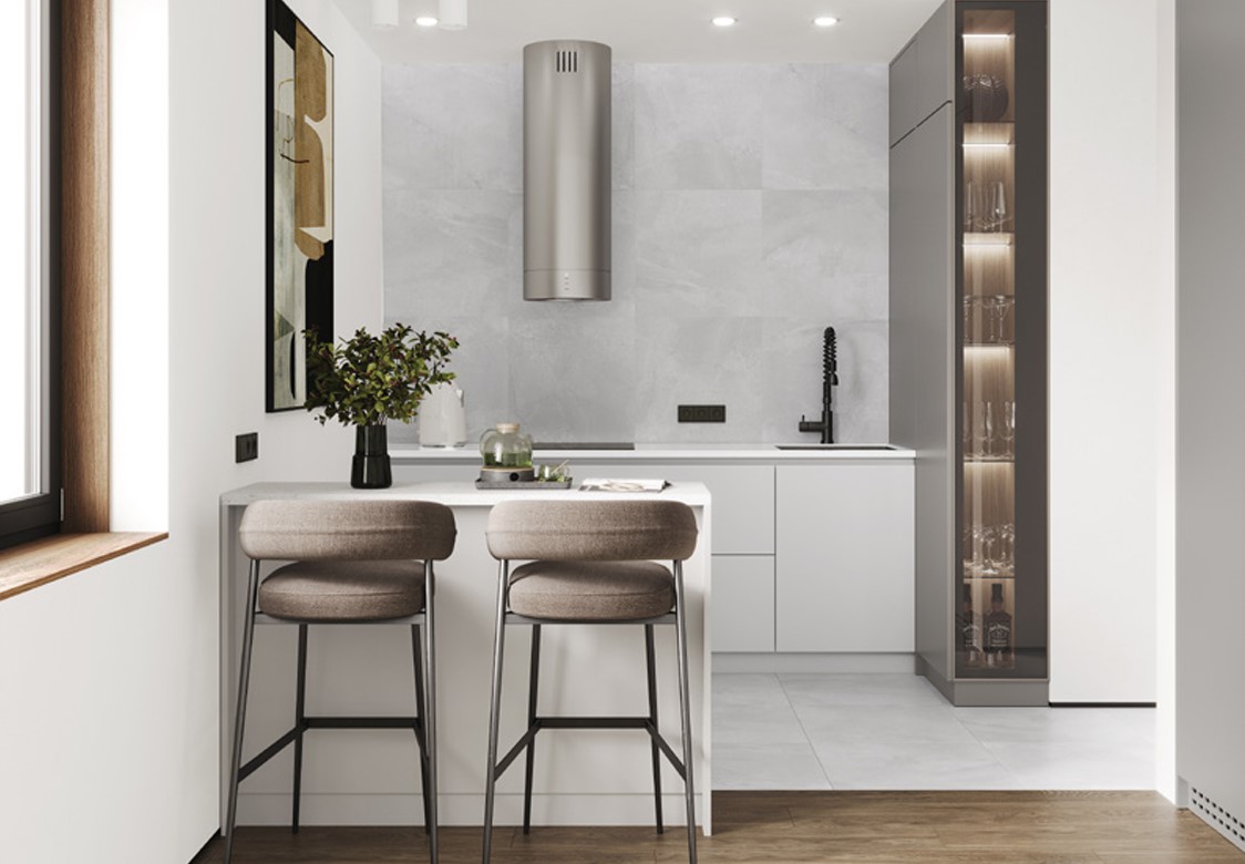 На пол Concrete Mystic Silver Светло-серый Матовый 60х120 - фото 6