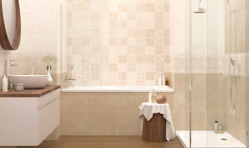 00-00-5-09-10-11-2619 На стену Eva Vanilla line бежевый - фото 2