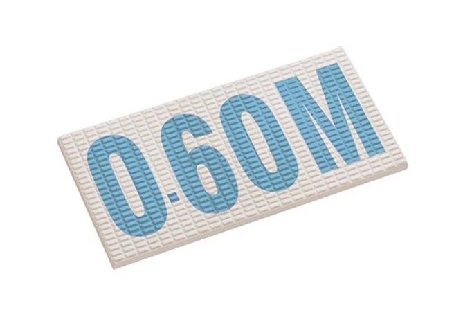 22210 Декор Olympic Series Цифровая надпись на плитке Antislip с сетчатой поверхностью Unglazed-Light Blue 12x24.5