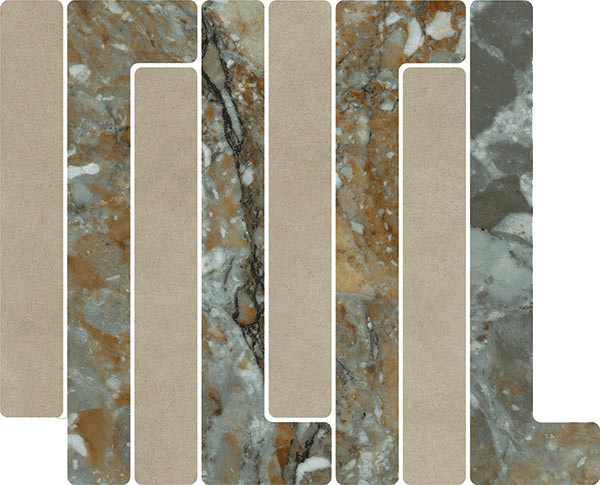 41W6 Декор Tandem Mosaico Trellick Tassili Beige 30x24.2