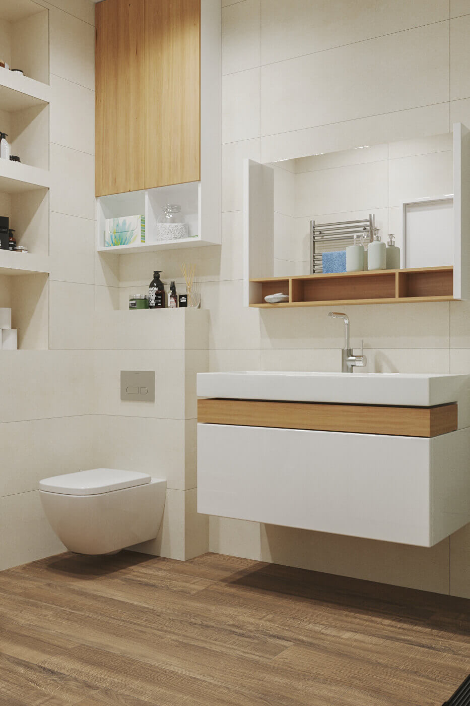 На стену Caspio Trace Blanco Rect. 33.3x90 - фото 4