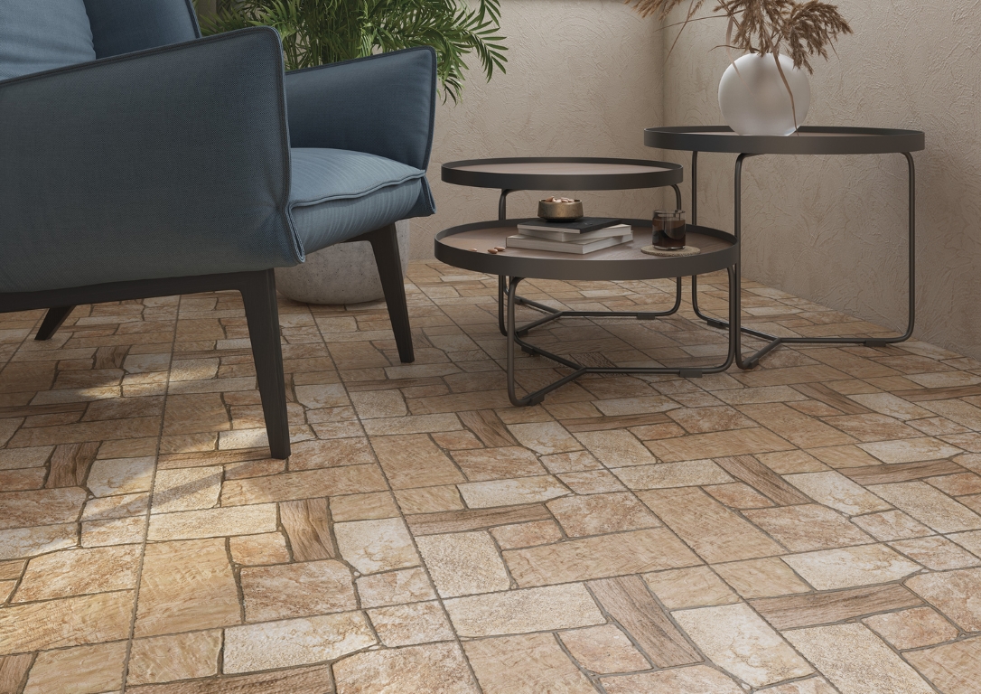 16433 На пол Exterio Бежевый - фото 4