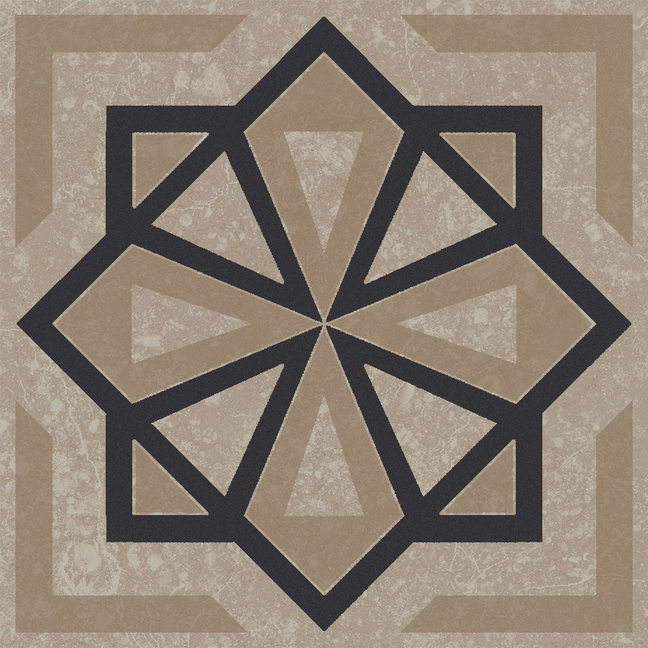 KMD3STA049GN Декор Касабланка Бежевый светлый матовый 9.8x9.8x0.7 - фото 4