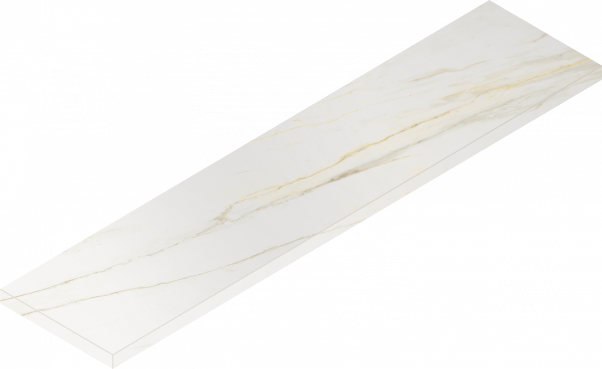 620070002607 Ступень Stellaris Carrara Ivory Scalino Angolare Sx 33x120