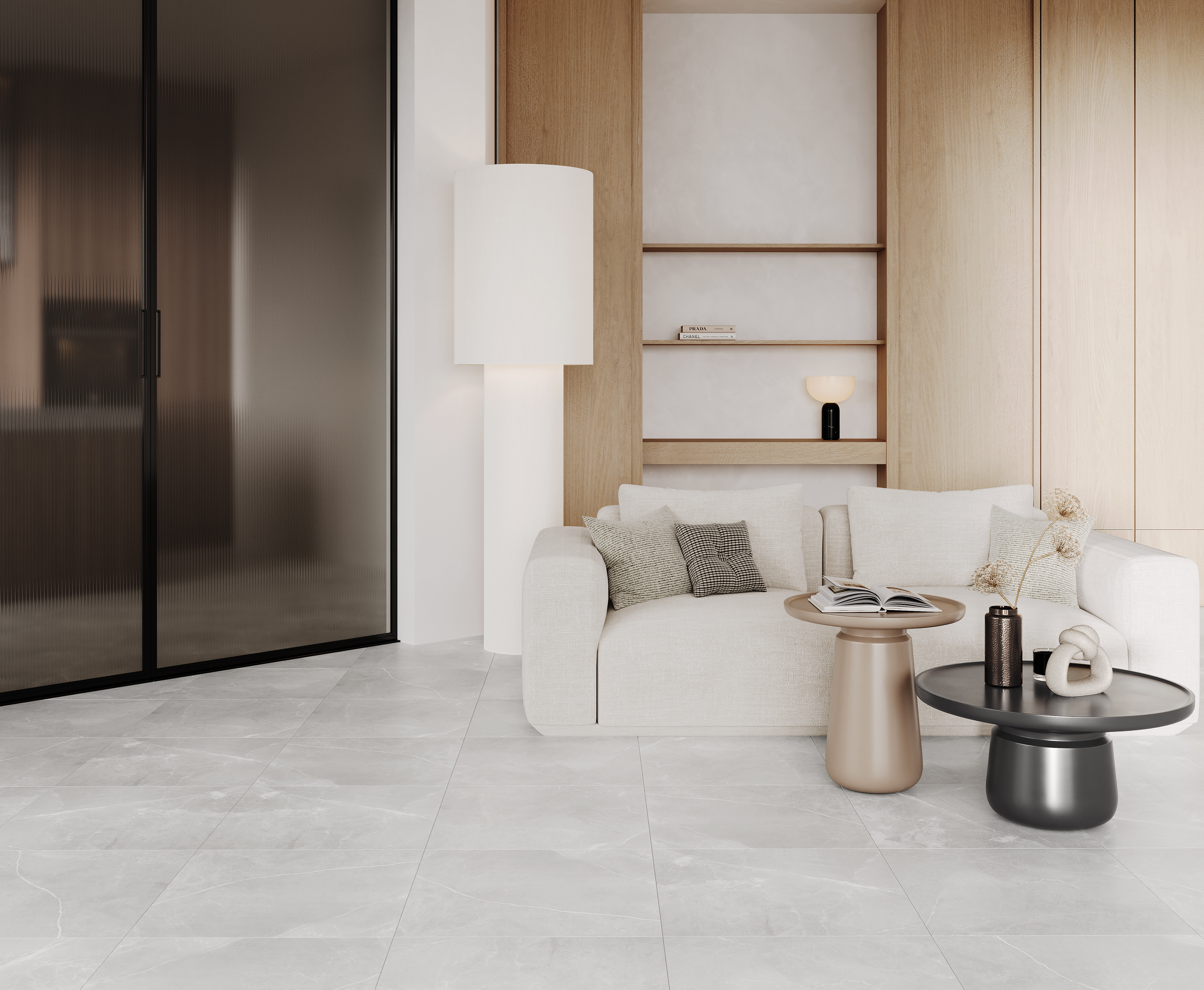 На пол Flat Бежевый матовый 50х50  - фото 8