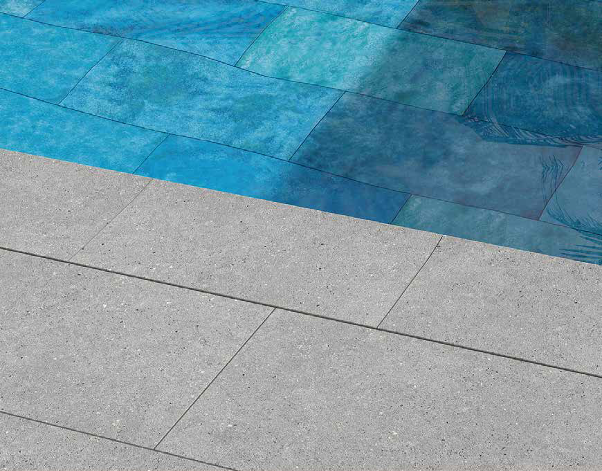 Бордюр Terrace Antislips Natural Series Внутренний угол 90 Cement Grey Handle 30x30 - фото 9
