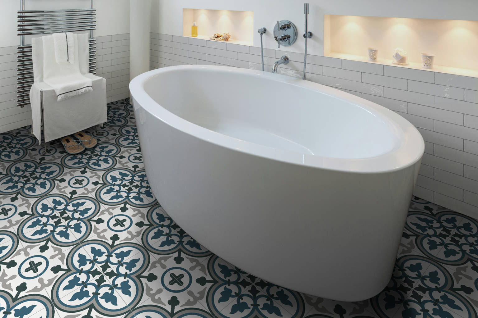 На пол Valencia Barcelona Blanco - фото 2