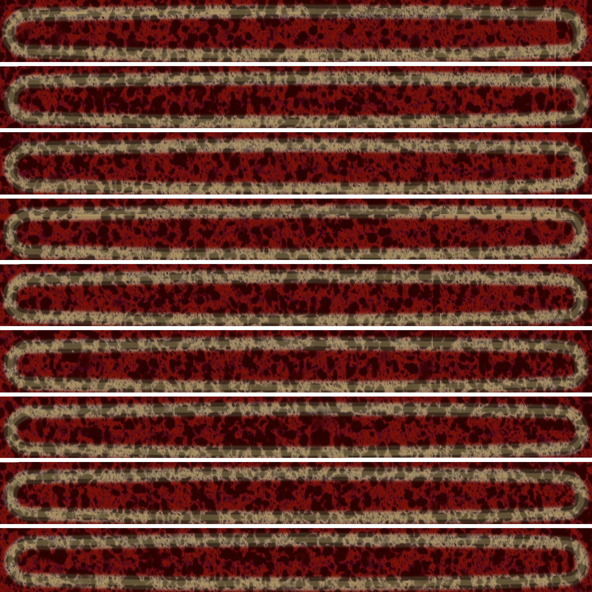 KMD2SOB003BN Декор Далия Чипсет красный тёмный глянцевый 20x20x0.95 - фото 4