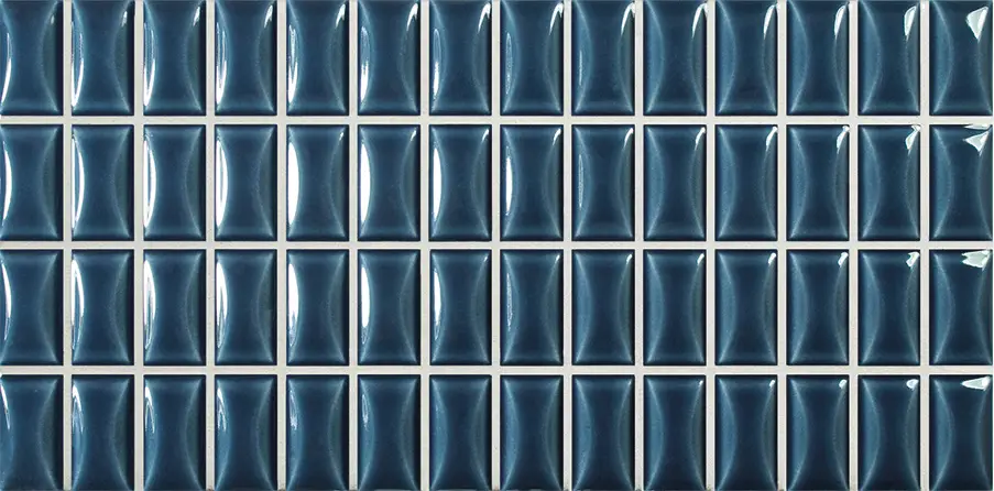 135552 На стену 3D Bars Bevel Sapphire Gloss 12.5x25