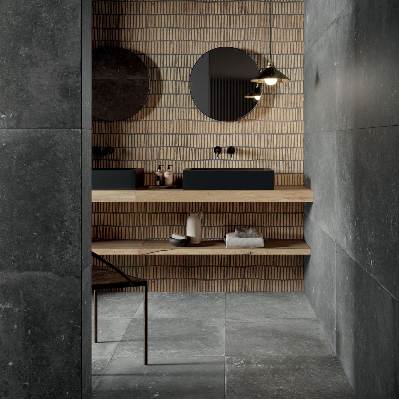 0004142 На пол Nordik Stone Black Nat Rett 60x120 - фото 16