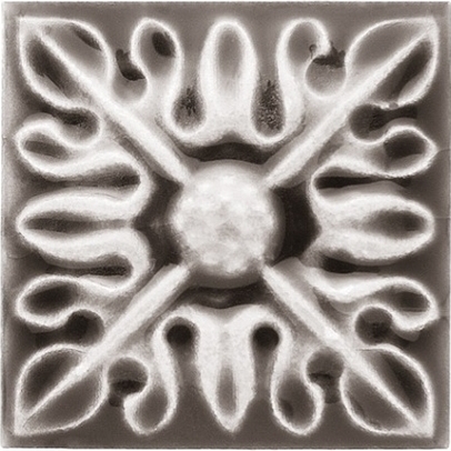 ADST4064 Декоративная вставка Studio Taco Relieve Flor №2 Timberline 3x3