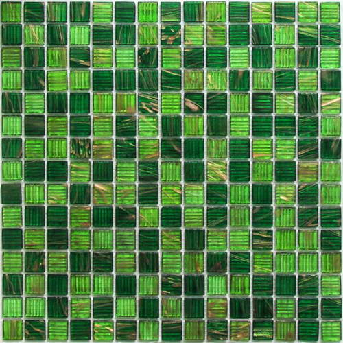 Verde 4*20*20 327*327 Напольная Керамическая мозаика Verde