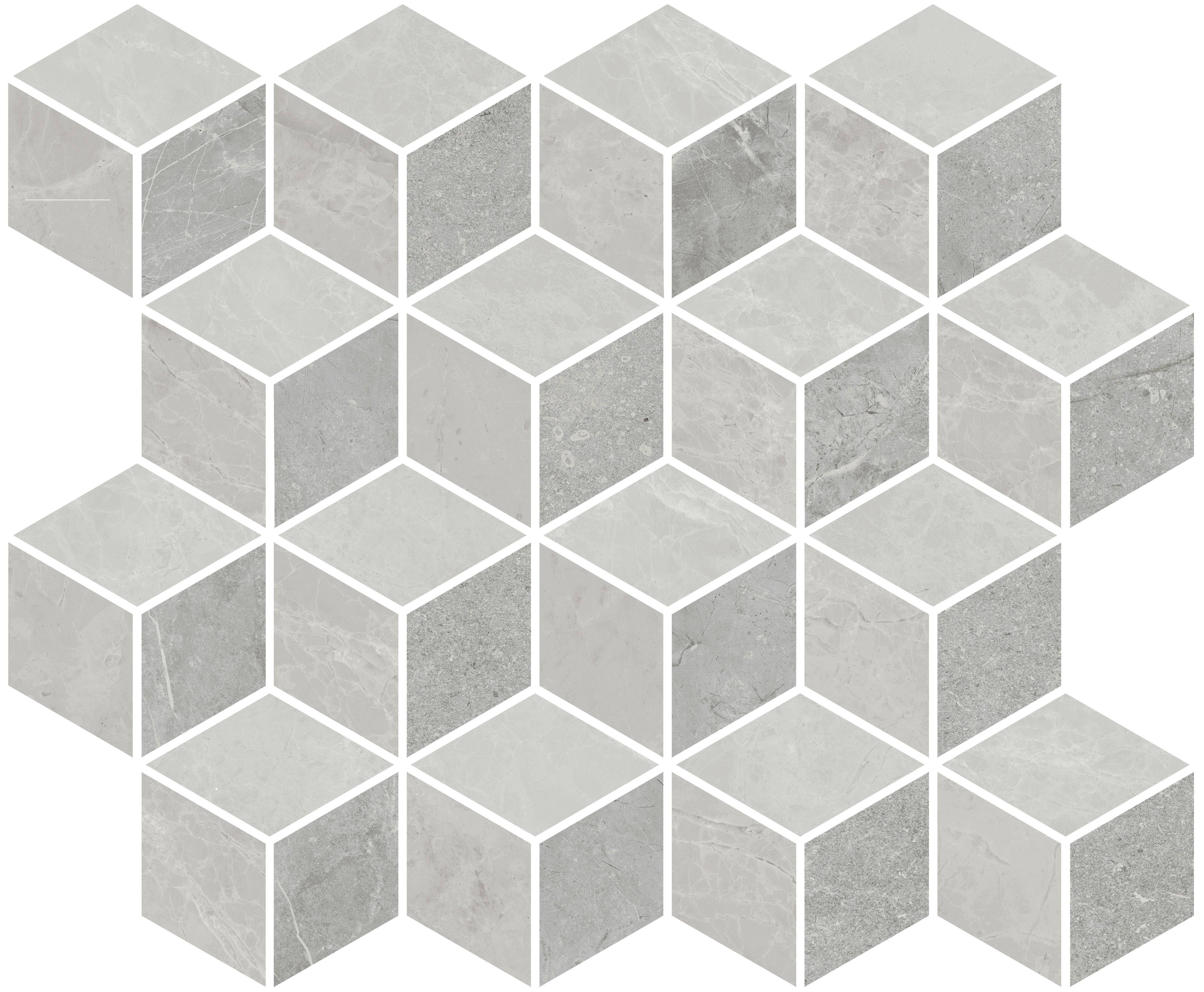 T017/48010 Декор Риальто 3 мозаичный глянцевый 45x37.5x1 - фото 4