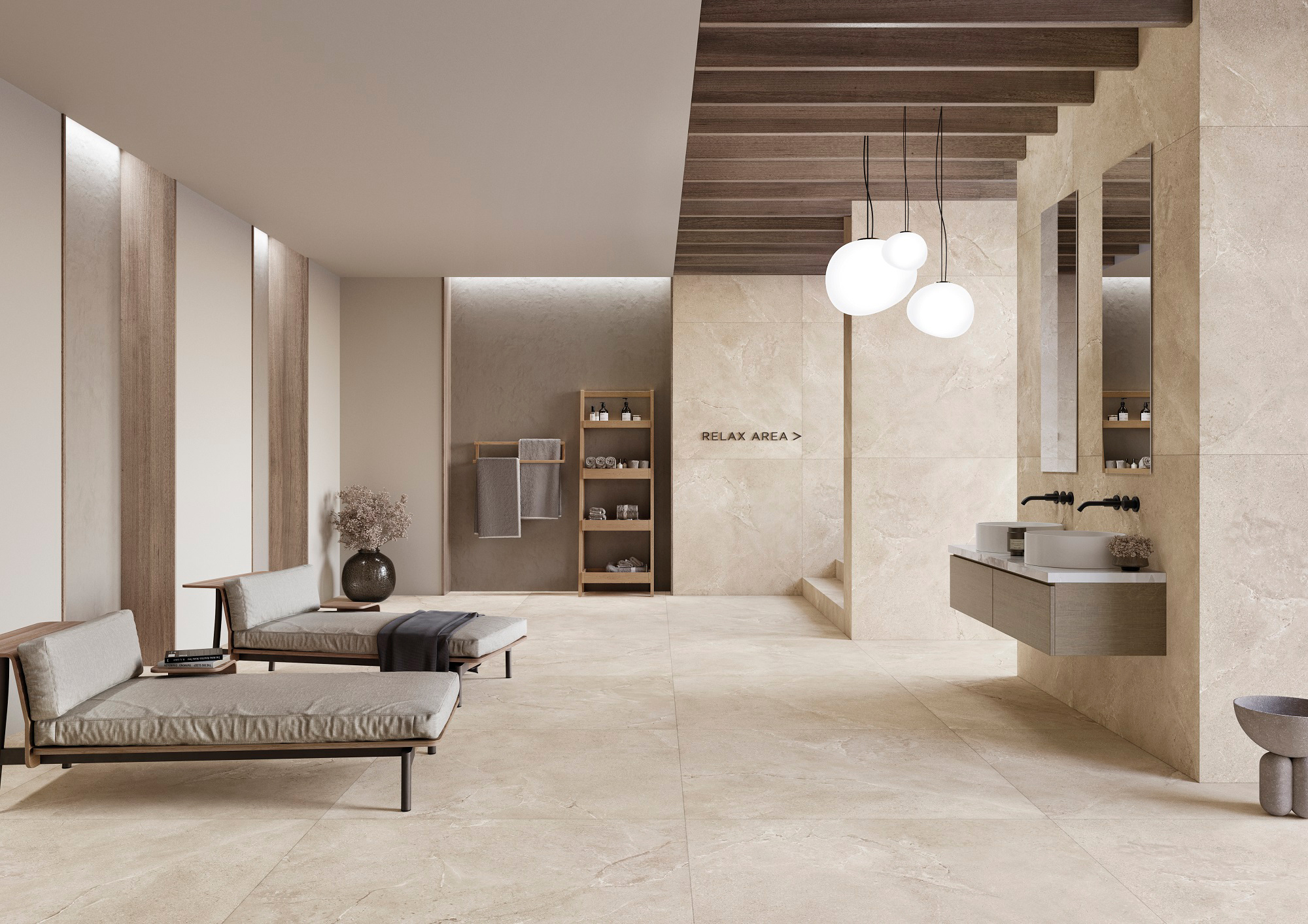 DNWS211 На пол New Stone Daino Rigatino 60x120 - фото 2