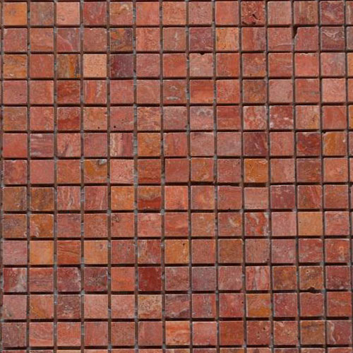 На стену Marble Mosaic Red Travertine