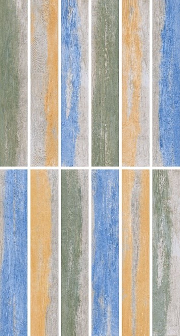 DD732400R На пол Колор Вуд Микс обрезной - фото 5