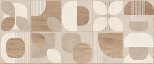 010100001519 На стену Pinto Beige бежевый 02 25х60 - фото 2