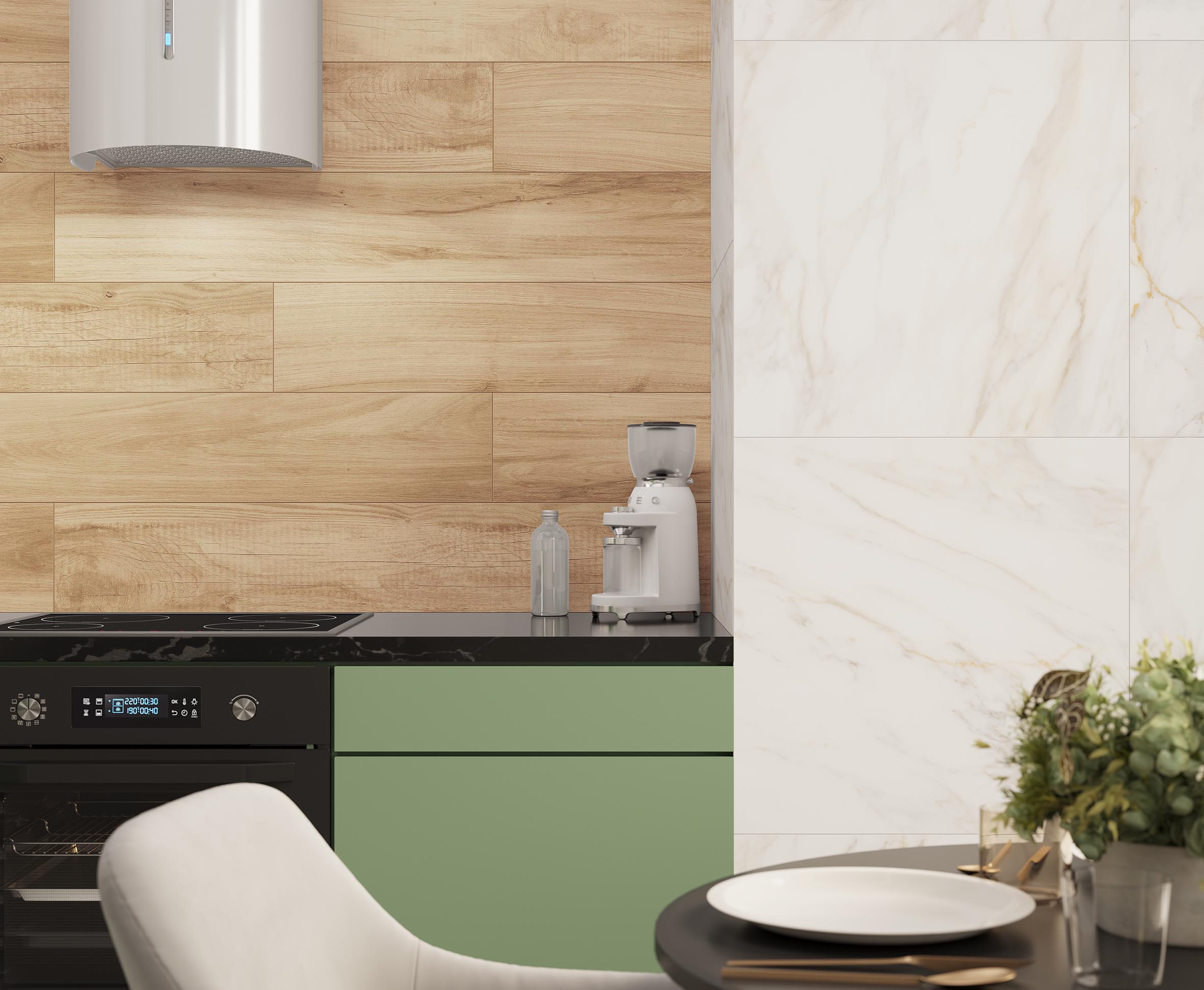 На пол Royal Almond Бежевый 120х20 Матовый Структурный - фото 13