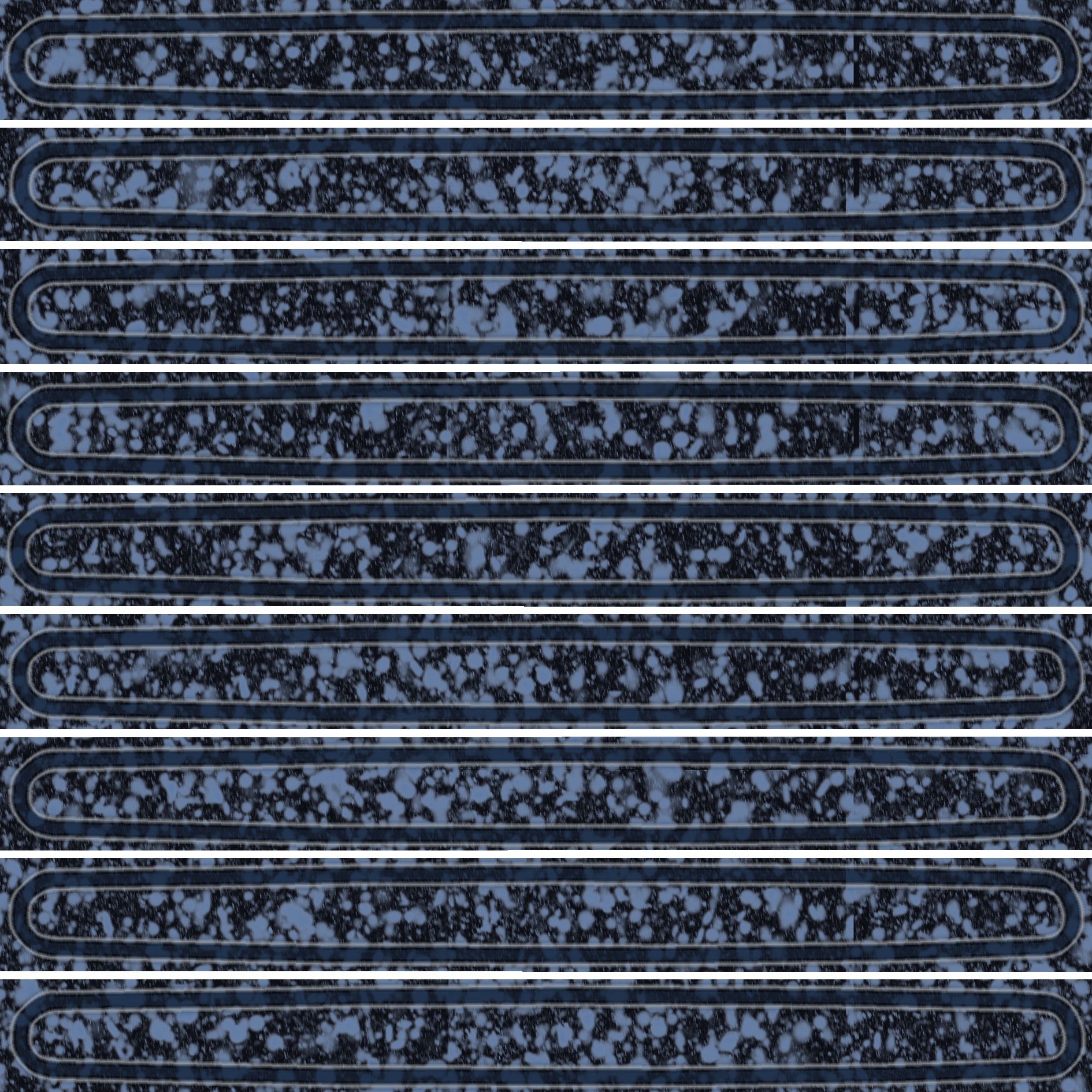 KMD2SOB004BN Декор Далия Чипсет синий глянцевый 20x20x0.95 - фото 3