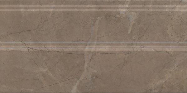 FMA032R Плинтус Серенада Бежевый Темный Глянцевый Обрезной 30x15 - фото 3