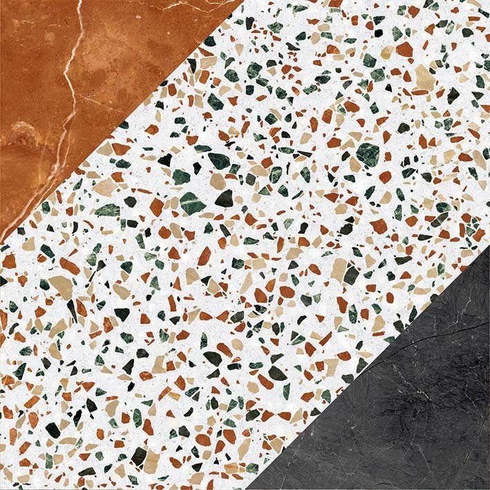 0005896 На пол Play Marble White 20x20 - фото 5