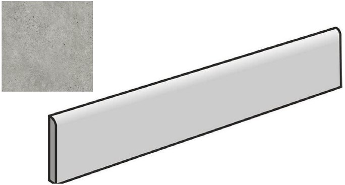 610130002008 Плинтус Skyline Клауд Натуральный Battiscopa