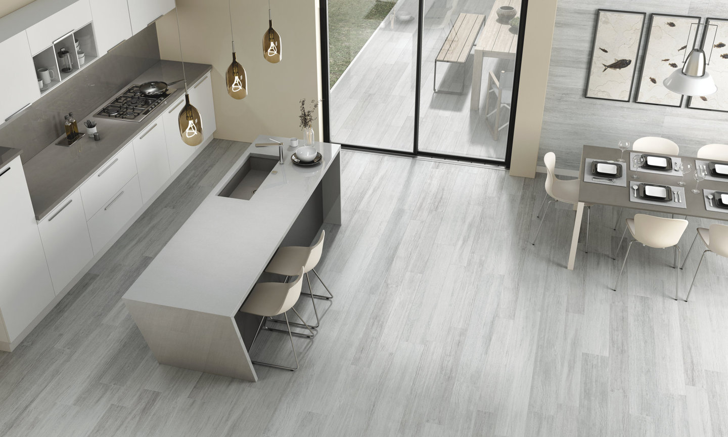 19624 На пол Foresta Grove Бежевый 15.3x91 - фото 3