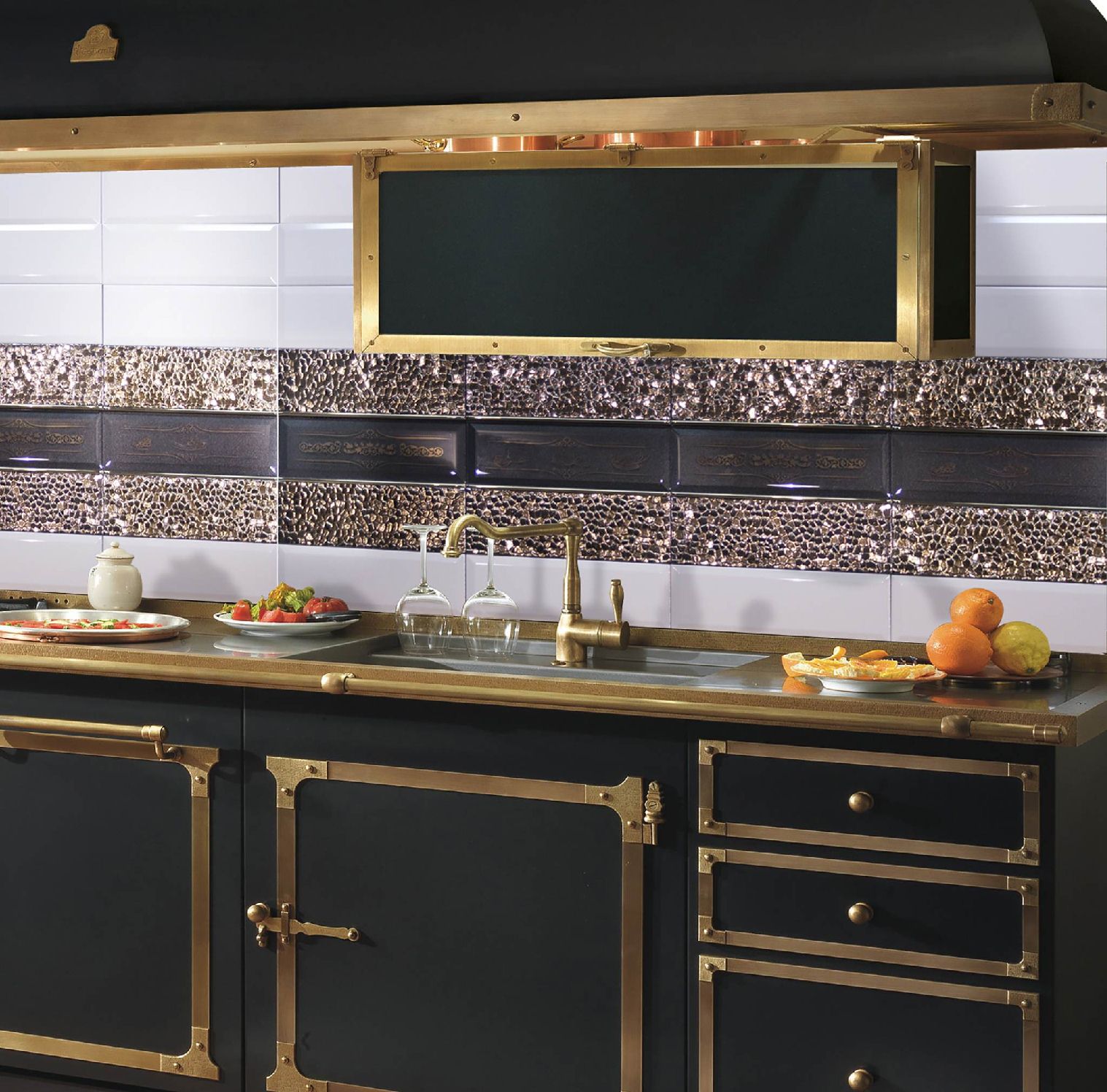 Декор Glass Decor Silver 10x30 - фото 5