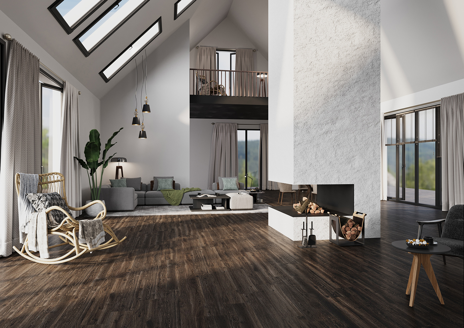 На пол Bosco Pine Carving 20x120 - фото 4