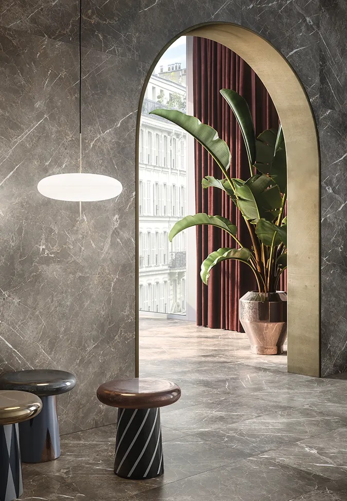 A2O2 На пол Elements Lux Silver Grey Nat Rt 60x60 - фото 16