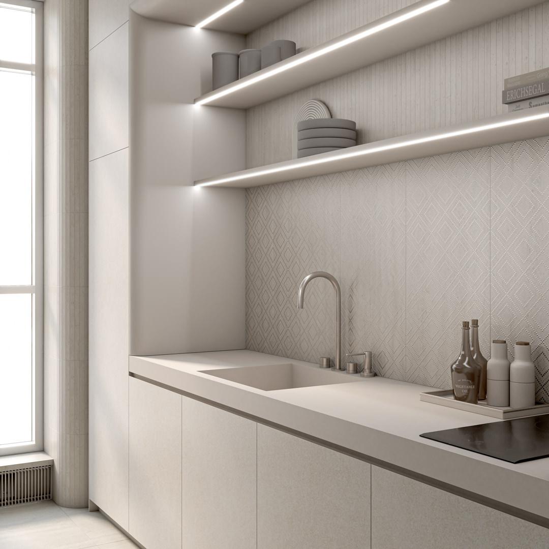 MM48024 Декор Сан-Марко Мозаичный серый матовый обрезной 40x40x1 - фото 9