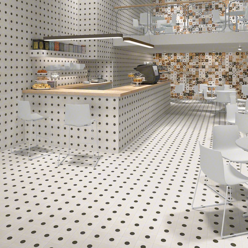 На пол Pop Tile Sixties-R Chocolate 15x15 - фото 16