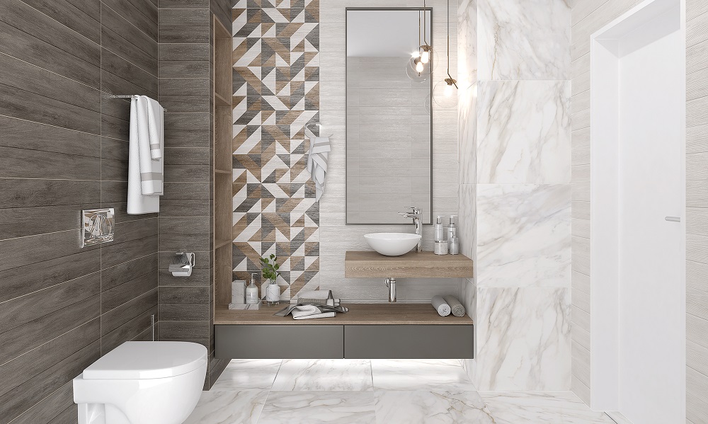 60138  На стену Avenue Тёмно-бежевый  20х60 - фото 13