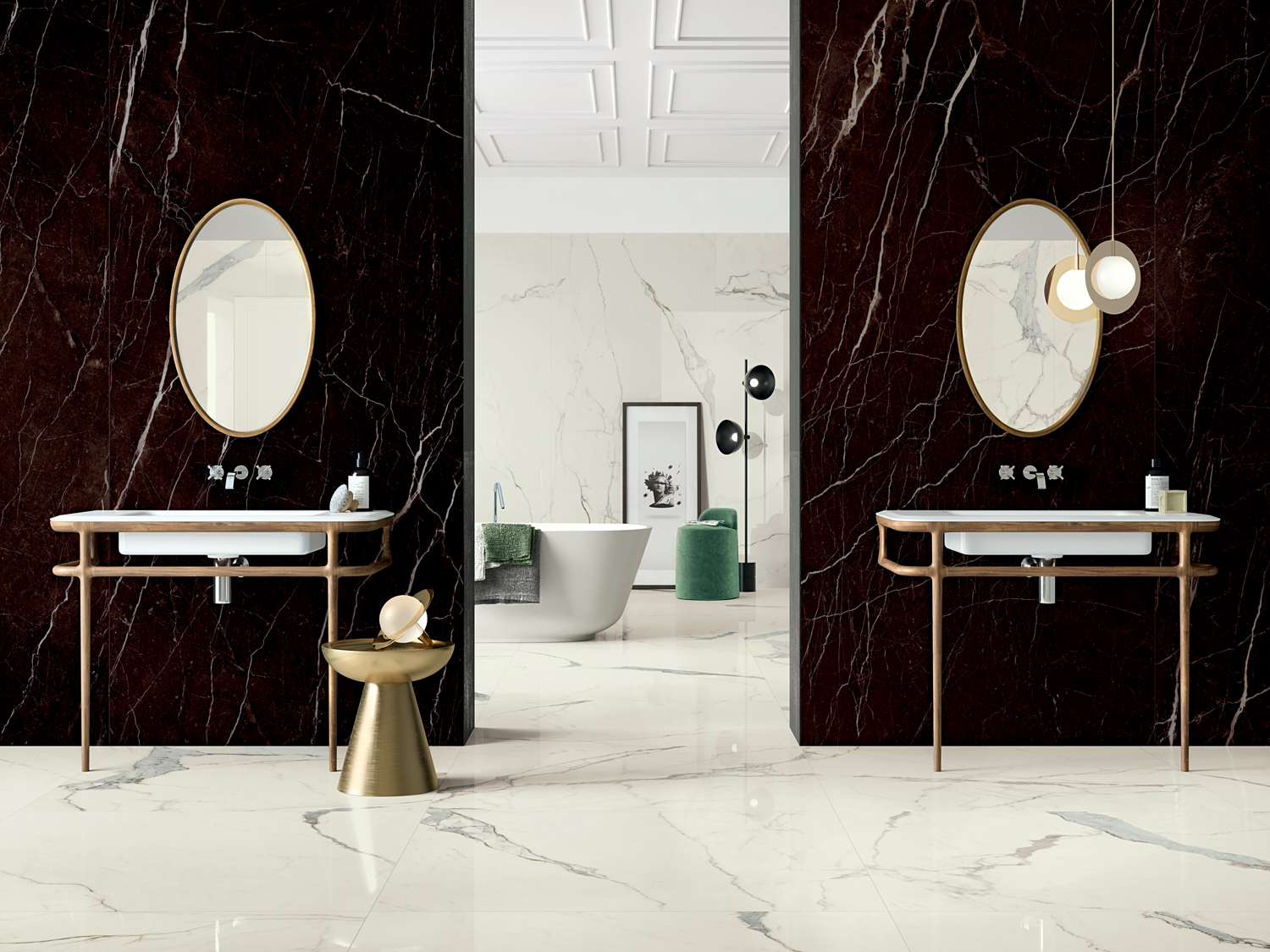 На пол Vanity Dark Brown Touch 6.5 mm 120x278 - фото 5